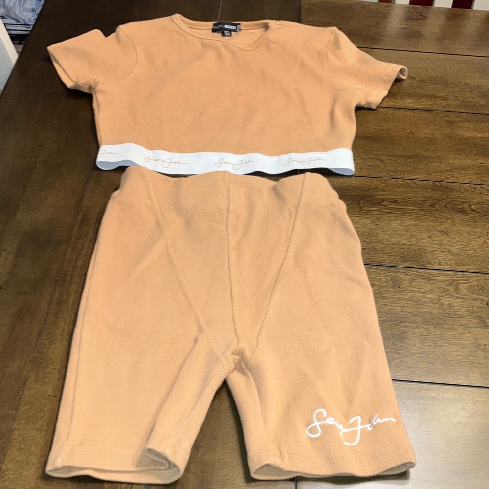 Sean John Peach Lounge Set